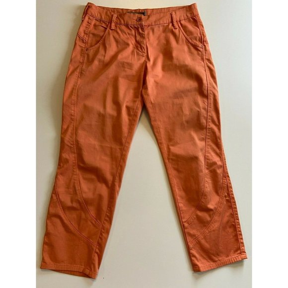 Sandwich_ Skinny Cropped Women's Trousers Pants in Coral Size EUR 36 / U… - Picture 1 of 9